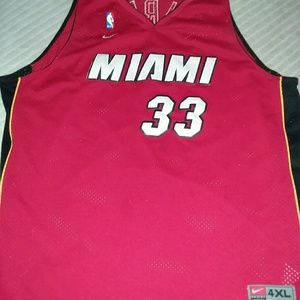 Alonzo Mourning Miami Heat Throwback Jersey